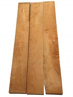 3x Kirschbaum Holz Kirschholz 102x15cm x 27-29mm A8 