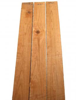 3x Kirschbaum Holz Kirschholz 92x11,5cm x 27-29mm A10 