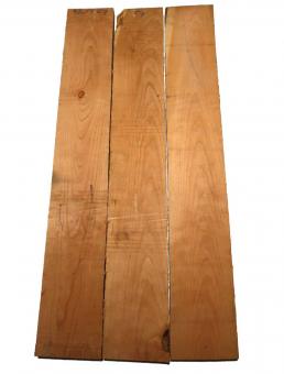 3x Kirschbaum Holz Kirschholz 92x14cm x 27-29mm C1 