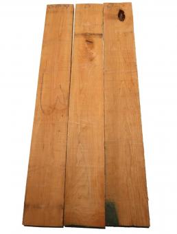 3x Kirschbaum Brett Kirschholz 102x14,5cm x 27-29mm C3 