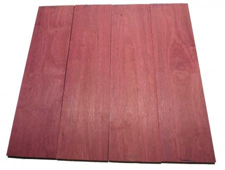 Amarant Riegel Holz Purpleheart Curly 81x21cm x 22mm 