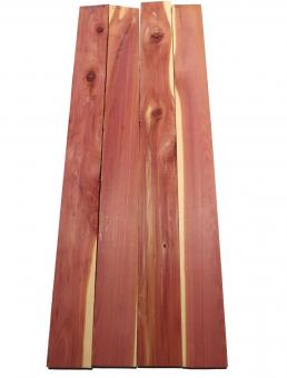 4x Aromatische Rot Zeder Holz Wacholder 108x10cm x 24mm C3 