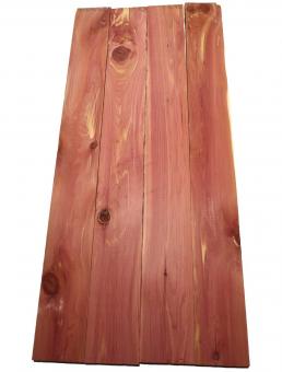 4x Aromatische Rotzeder Holz Wacholder 115x13cm x 24mm C2 