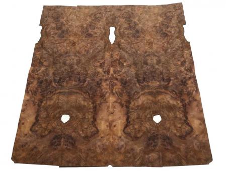 Nussbaum Wurzelholz Furnier Maser X 69x15-19cm 4 Blätter 
