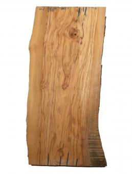 Oliven Holz Olivenholz Baumscheibe 63x26-30cm x 46-51mm 