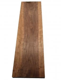 Nussbaum Riegel Holz Tonholz curly 97x29cm x 24mm 