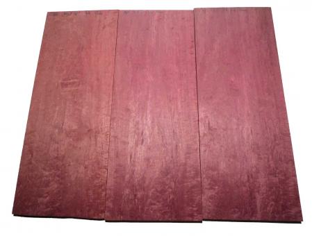 Amarant Pommele Holz Purpleheart wood 80x30,5-31cm x 22mm 