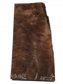 Nussbaum Holz Pyramide für Kleinteile 43x17-21cm x 25-27mm 