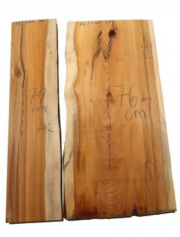 Eibe Holz Eibenholz Edelholz Brett 76x36-38cm x 37mm 