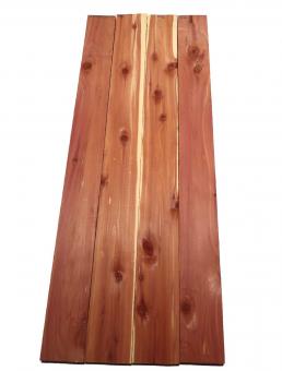 4x Aromatische Florida Zeder Holz 110x10,5-11cm x 24mm S2 