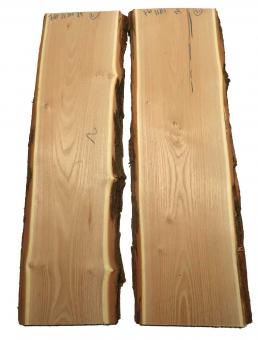 2x Robinienholz Akazienholz DIY Holz Akazie 76x21-24cm x 29mm 