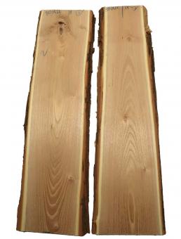 2x Robinienholz Akazienholz DIY Holz Akazie 80x19-22cm x 29mm 