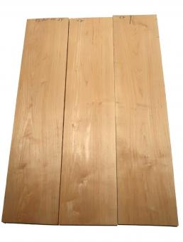 3x Ahornholz Ahorn Maple Holz Brett 93x21,5cm x 23mm S4 