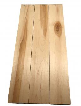 3x Ahornholz Ahorn Maple Holz Brett 102x16cm x 23mm S2 
