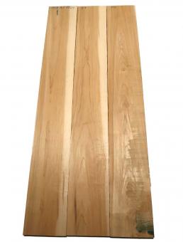 3x Ahornholz Ahorn Maple Holz Brett 102x14,5cm x 23mm S1 
