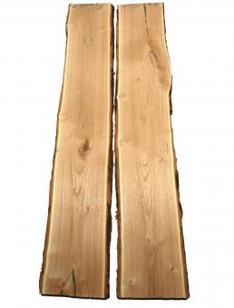 2x Robinienholz Akazienholz DIY Holz Akazie 118x19-22cm x 29mm 