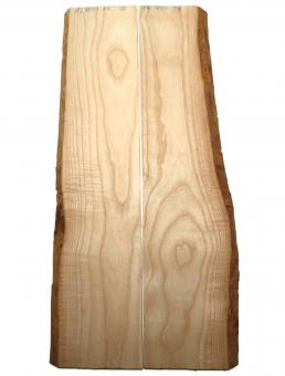 2x Eschenholz Brett Esche Holz Bohle 86x18-20cm x 22mm 