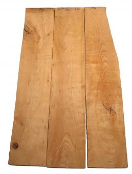 3x Kirschbaum Holz Kirschholz 92x14-18,5cm x 27-29mm T4 