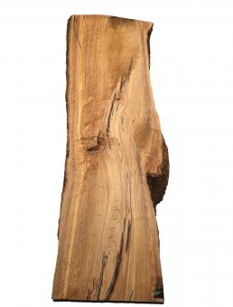 Olivenholz Riegel Holz Brett Curly 117x32-41cm x 26-27mm 