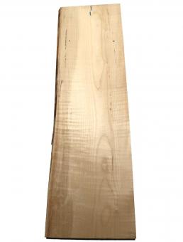 Riegelahorn Holz Ahorn Riegel geriegelt curly 75x23cm x 25mm 