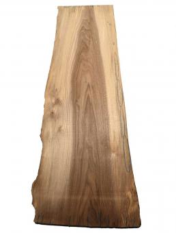 Walnussholz Nussbaumholz Nussholz wormy 105x28-40cm x 26mm 