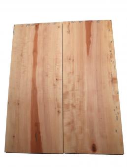 2x Birnbaum Epoxid Holz Birnenholz 70x28cm x 25mm 