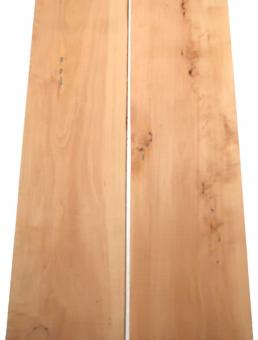 2x Birnbaum Holz Brett Birnenholz 108x17cm x 25mm 