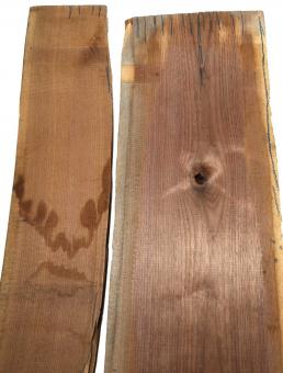 Nussbaumholz Walnussholz Nussholz 97x32-35cm x 60mm 