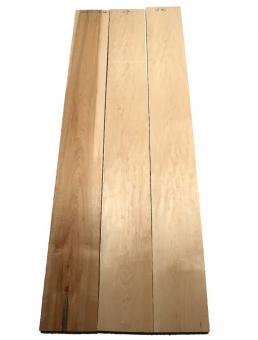 3x Ahornholz Ahorn Maple Holz Brett 102x12,5cm x 23mm S2 