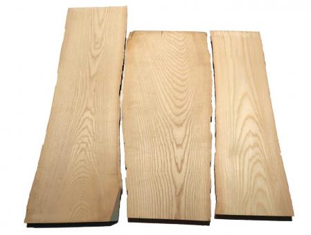 Eschenholz Brett Esche Holz Bohle 80x22-26cm x 45mm 