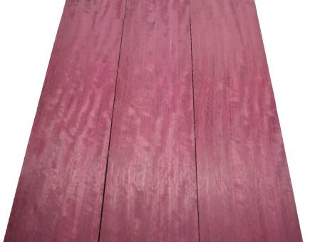 Amarant Riegel Holz Purpleheart Curly 84x15,5cm x 48mm 