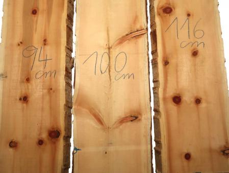 Zirbenholz Zirbelkiefer Arve Holz Zirbe 94x29-30cm x 50-52mm 