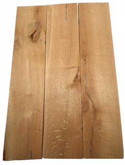 3x Eichenholz Brett Eiche Holz DIY 87x19cm x 23mm 
