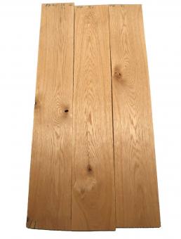 3x Eichenholz Brett Eiche Holz DIY 87x14,5cm x 23mm 