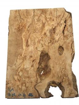 Oliven Wurzelholz Olivenbaum Maser Holz 39x29cm x 24-26mm S1 