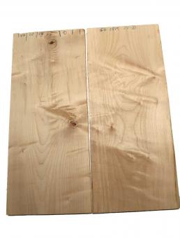 2x Ahornholz Brett Ahorn Hard Maple Holz 67x28-29cm x 25mm 