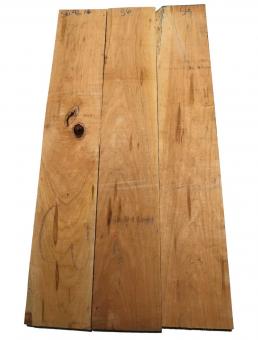 3x Kirschbaum Holz Kirschholz 92x16cm x 27-29mm S6 
