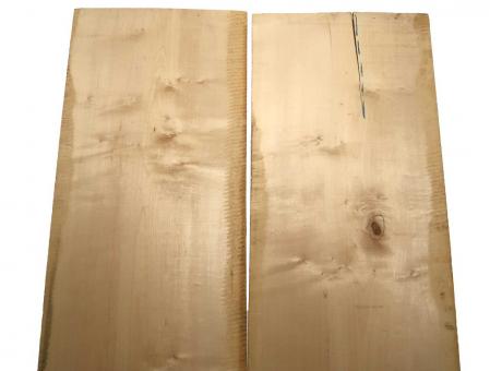 2x Ahornholz Brett Ahorn Holz 61x31cm x 23-24mm 