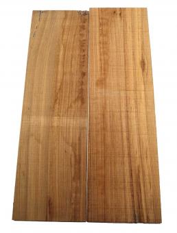 2x Zebrano Holz Zebreli Zebrawood 79x23,5cm x 25mm 