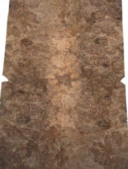 Nussbaum Wurzelholz Furnier Maser A 39x15-16cm x 18 Blätter 