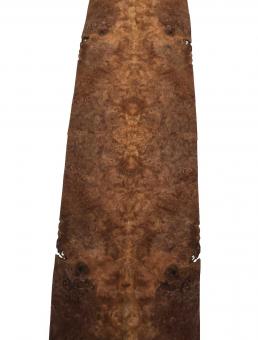 Nussbaum Wurzelholz Furnier Maser 2W 63x19-22cm x 4 Blätter 