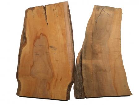 1x Apfelbaum Holz rustikales Holz Epoxid 69x38-44cm x 40-48mm 