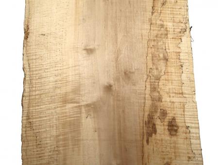 Gestocktes Ahorn Riegel Epoxid Holz 95x24-35cm x 25-26mm 