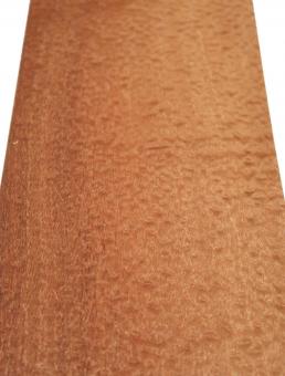 Mahagoni Pommele Furnier Quilted 197x13,5-14cm 2 Blatt 