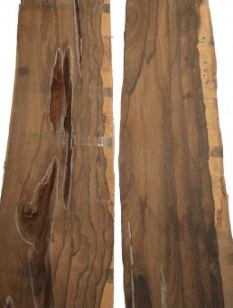 1x Ziricote Holz Zirikote Ciricote 138x14-19cm x 14-15mm #138 