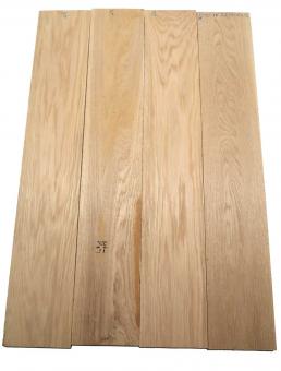 4x Eichenholz Brett Eiche Holz 93x16cm x 23mm P1 