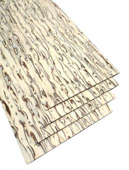 2mm Birke Maser Maserbirke SaRaiFo Sägefurnier 3x 125x20-21cm 