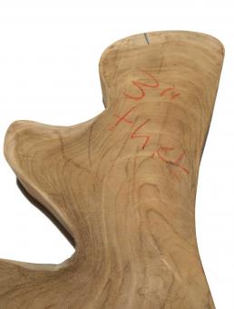 Teak wilde Baumscheibe Teakholz 68x13-45cm x 66-70mm 