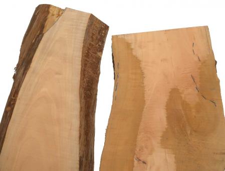 1x Birnbaumholz Brett Birnenholz 67x27-32cm x 50mm #67 