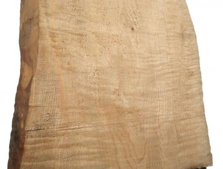1x Ahorn Riegel Holz Riegelahorn curly 60x31-35cm x 35mm 